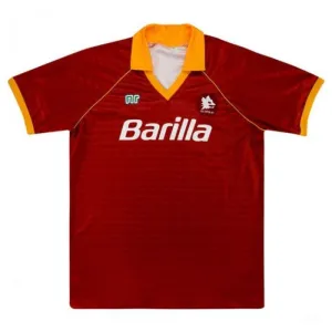 AS Roma 1990/91 Retro Home Jersey - Red