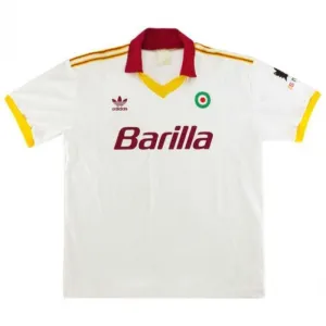 AS Roma 1991/92 Retro Away Jersey - White