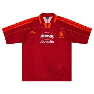 AS Roma 1995/96 Retro Home Jersey - Red