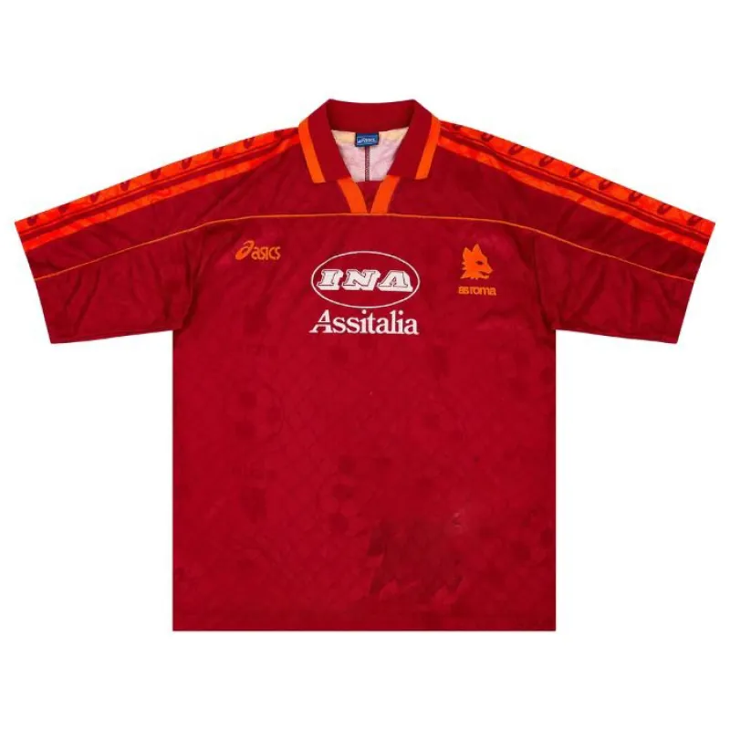 Maglia Casa Retrò AS Roma 1995/96 - Rosso
