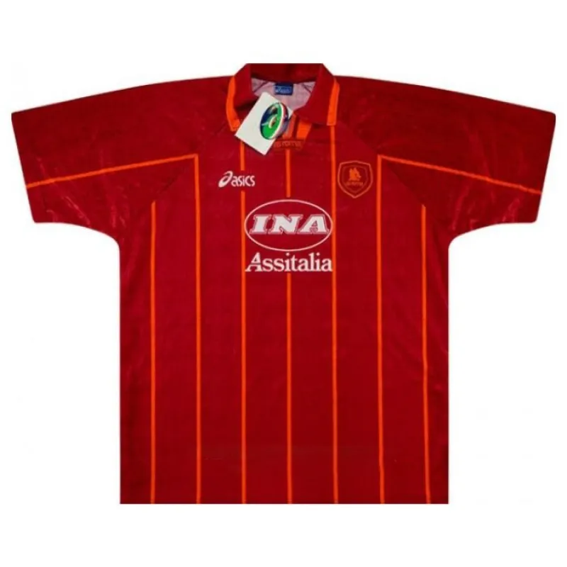 AS Roma 1996/97 Retro Home Jersey - Red