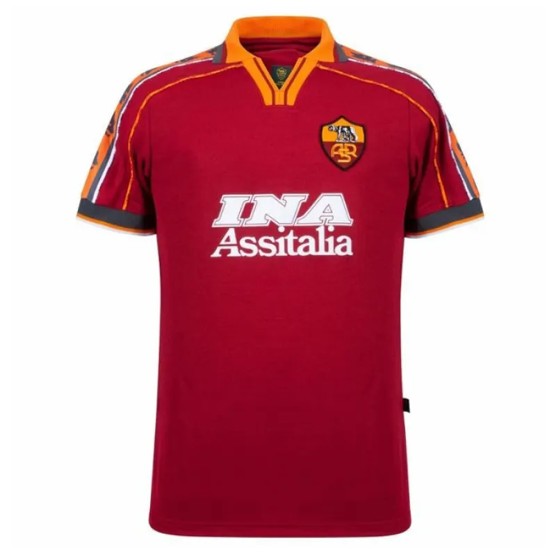 AS Roma TOTTI 1998/99 Retro Home Jersey - Red
