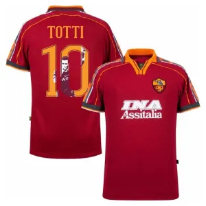 AS Roma TOTTI 1998/99 Retro Home Jersey - Red