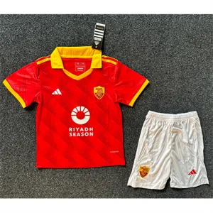 AS Roma 2024/25 kids' home jersey - red