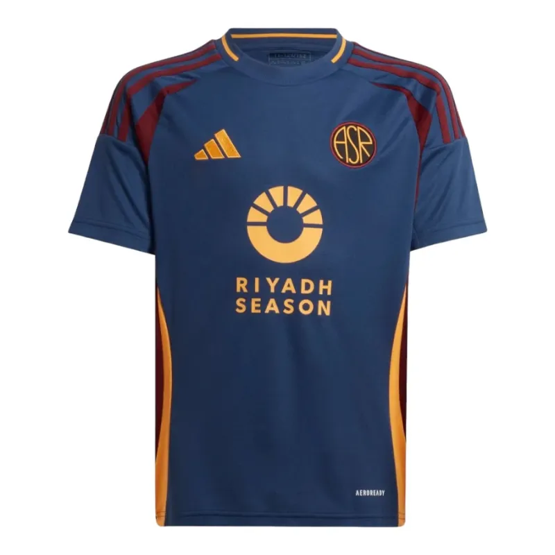 Troisième maillot pour enfants d'AS Roma 2024/25 - bleu