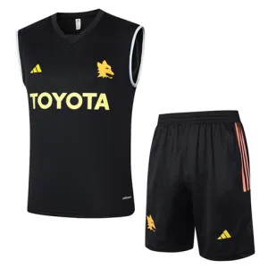 AS Roma 2024/25 Weste + Shorts - Schwarz