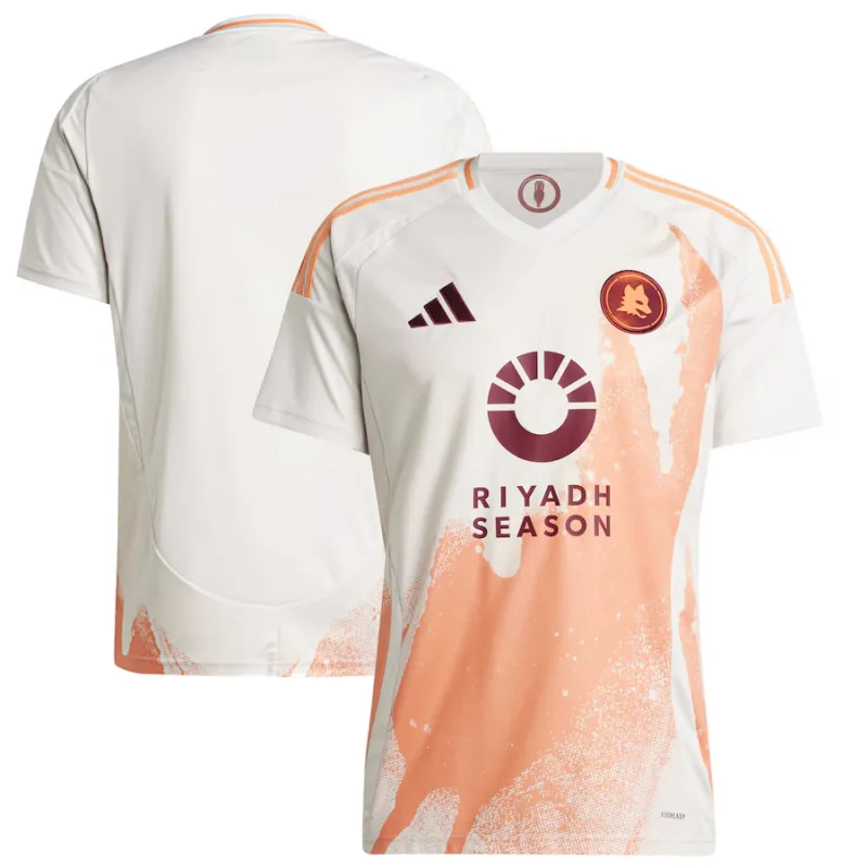Maillot d'extérieur 2024/25 d'AS Roma - Blanc