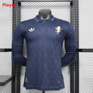 Terza maglia a maniche lunghe 2024/25 di AS Roma - Giocatori - Blu