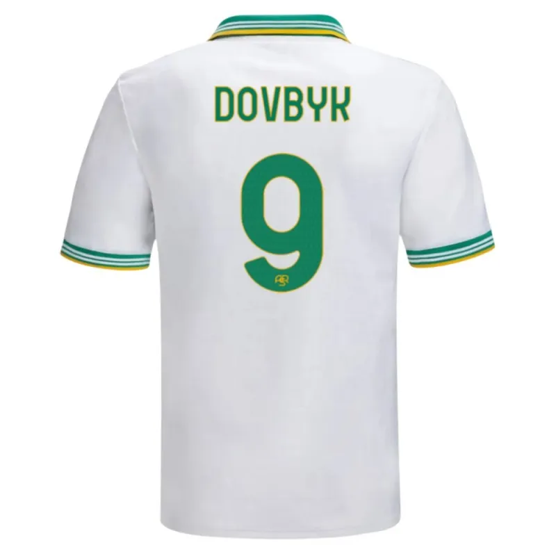AS Roma DOVBYK 2025/26 Troisième maillot - Blanc