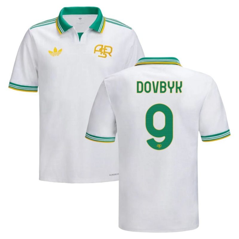 AS Roma DOVBYK 2025/26 Troisième maillot - Blanc