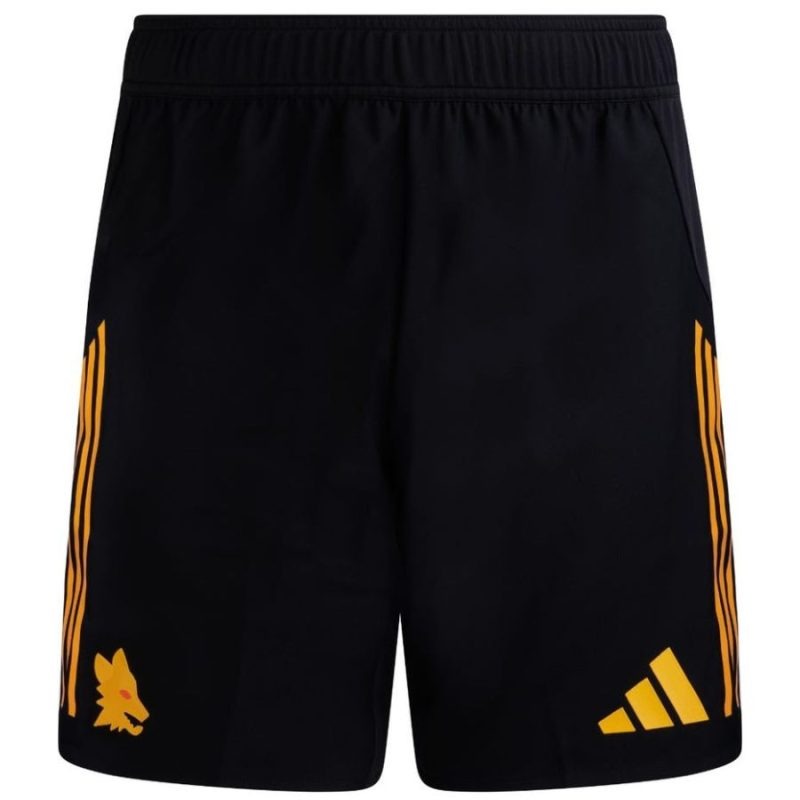 AS Roma Pantalones Cortos de Visitante 2025/26 - Negro