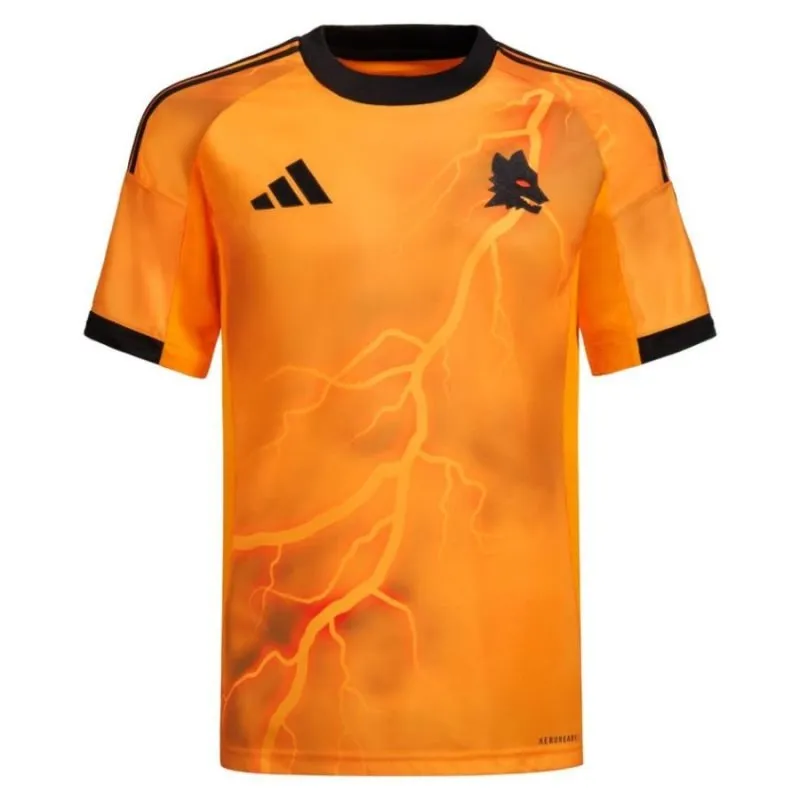 AS Roma DOVBYK 2025/26 Away Jersey - Orange