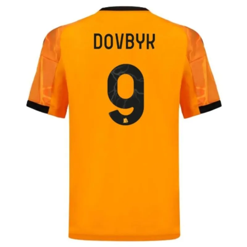 AS Roma DOVBYK 2025/26 Away Jersey - Orange
