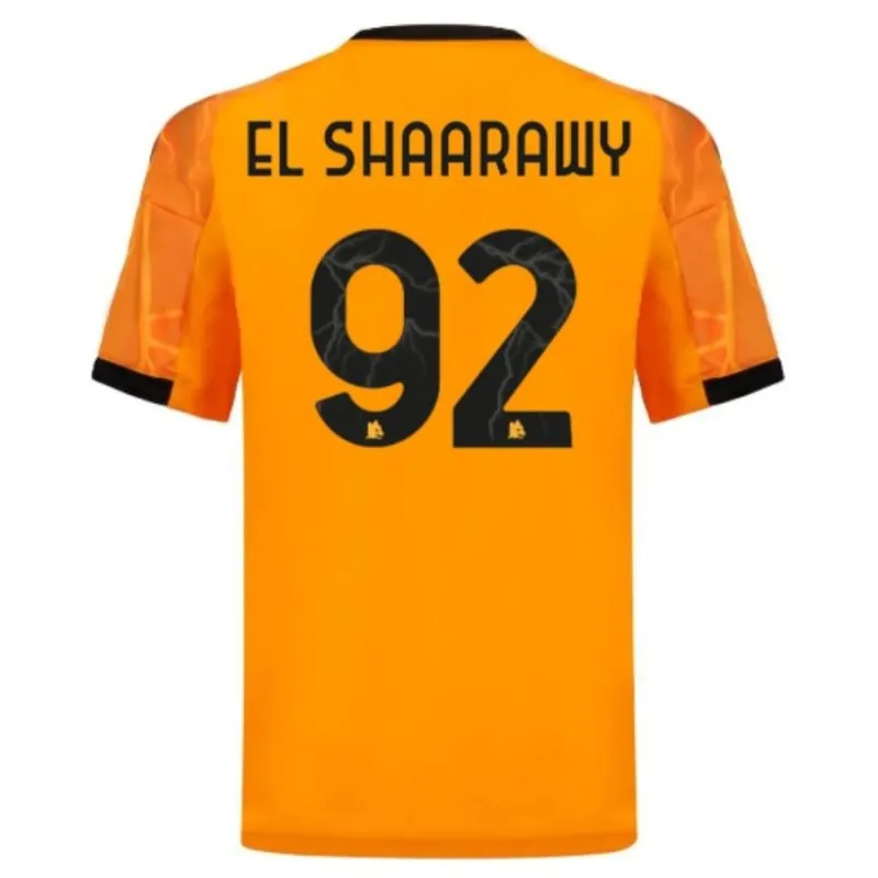 AS Rome EL SHAARAWY Maillot Extérieur 2025/26 - Orange