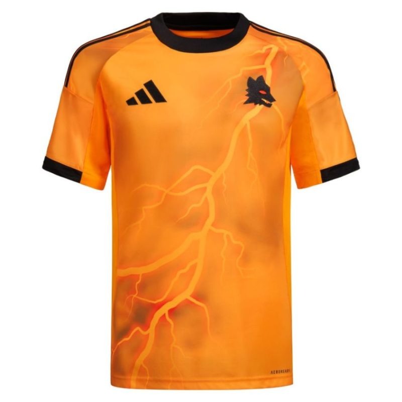 AS Rom DOVBYK 2025/26 Auswärts-Kinder-Set - Orange