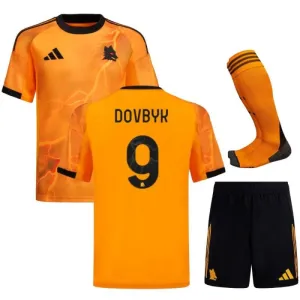 AS Roma DOVBYK 2025/26 Away Kids Kit - Orange