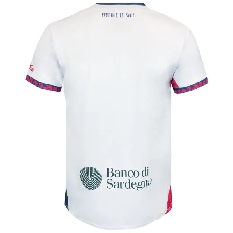 Cagliari 2025/26 Auswärts-Kindertrikot + Shorts - Weiß