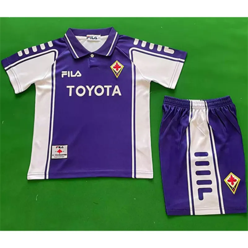 Maillot long manches retro domicile de Fiorentina 1999/00 - Violet