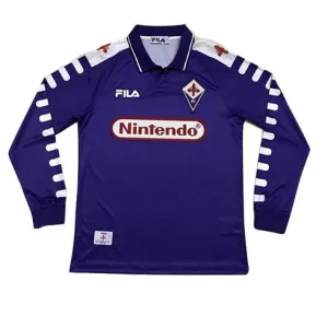 Maillot long manches retro de Fiorentina 1998 - Violet