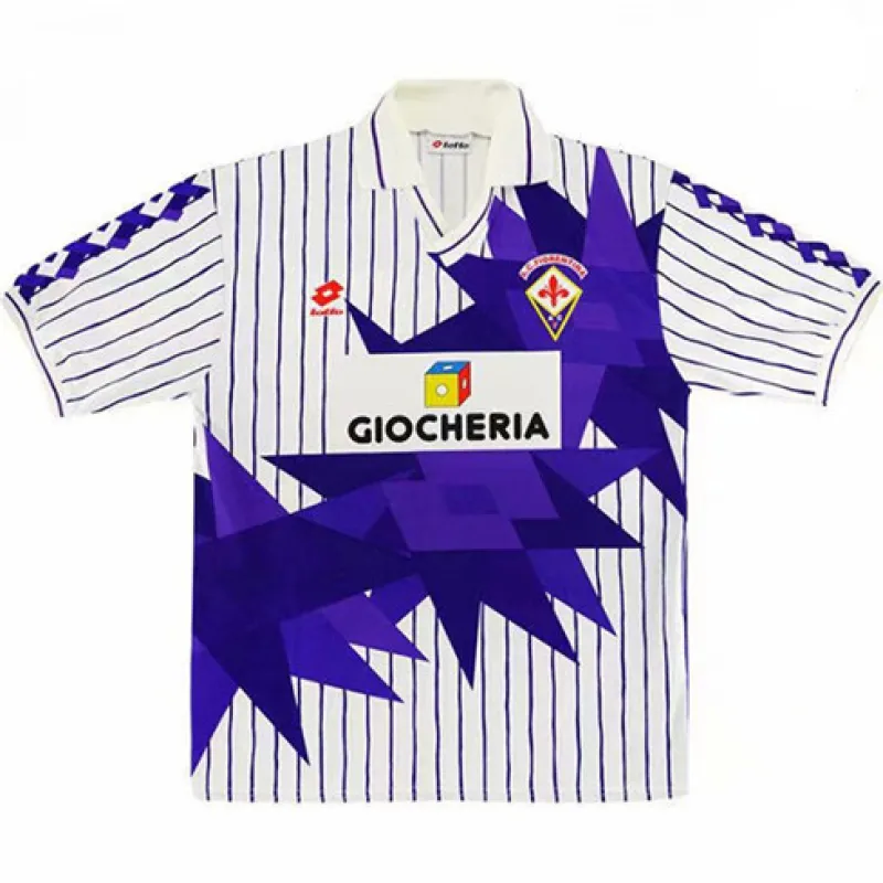 Fiorentina 1991/92 Away Retro Jersey - White