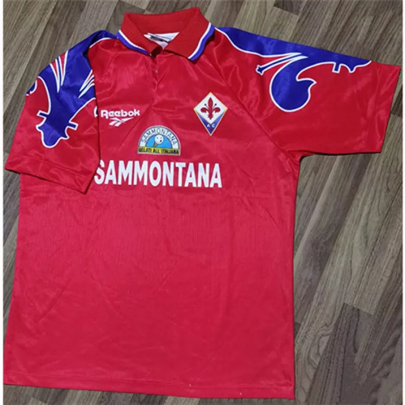 Troisième maillot retro de Fiorentina 1995/96 - Rouge