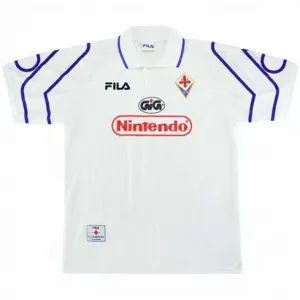 Maillot retro d'extérieur de Fiorentina 1997/98 - Blanc