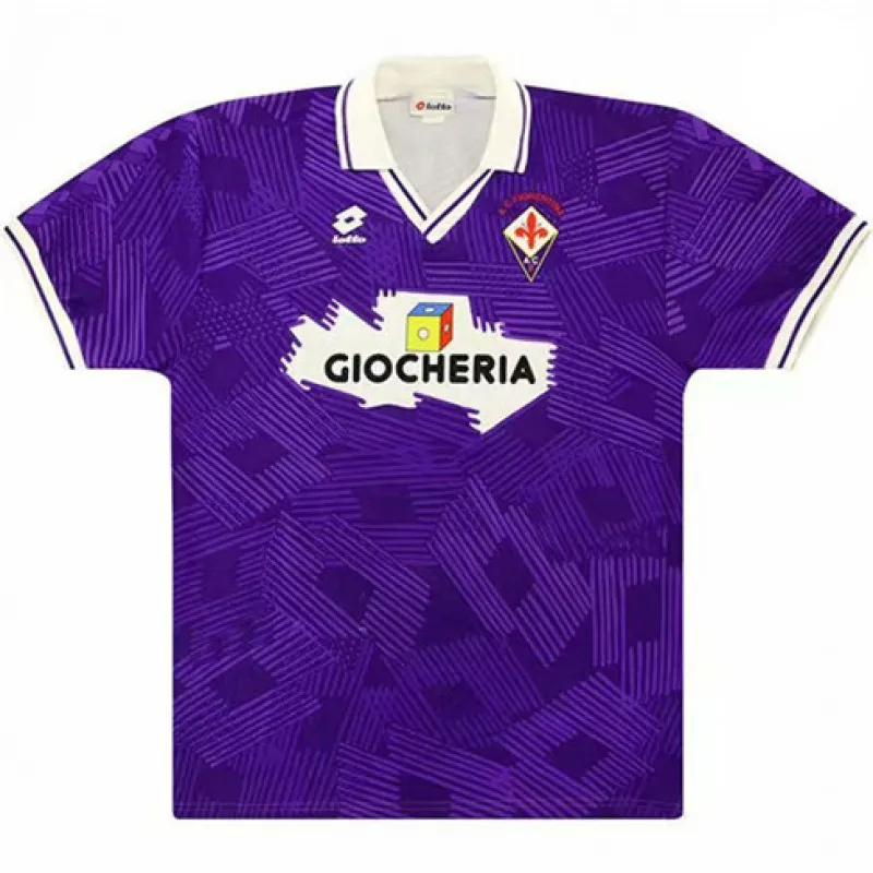 Maillot retro domicile de Fiorentina 1991/92 - Violet
