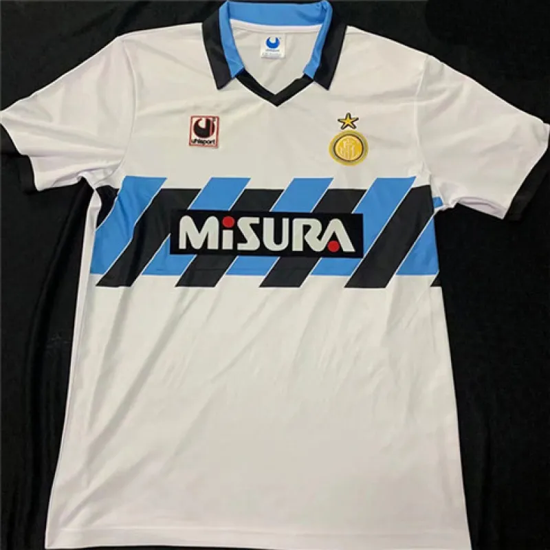 Inter Milan 1990/91 retro away jersey - white
