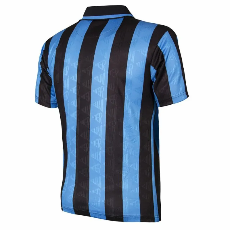 Inter Mailand 1993/94 Retro-Heimtrikot - Blau/Schwarz