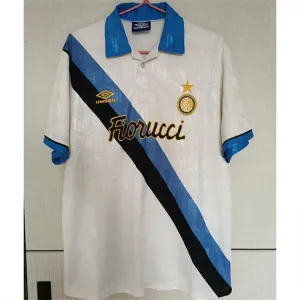 Maillot d'extérieur retro de l'Inter Milan 1994/95 - blanc