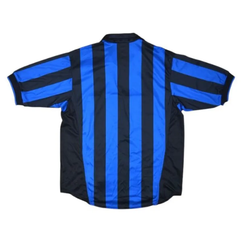 Inter Mailand 1998/99 Retro-Heimtrikot - Blau/Schwarz