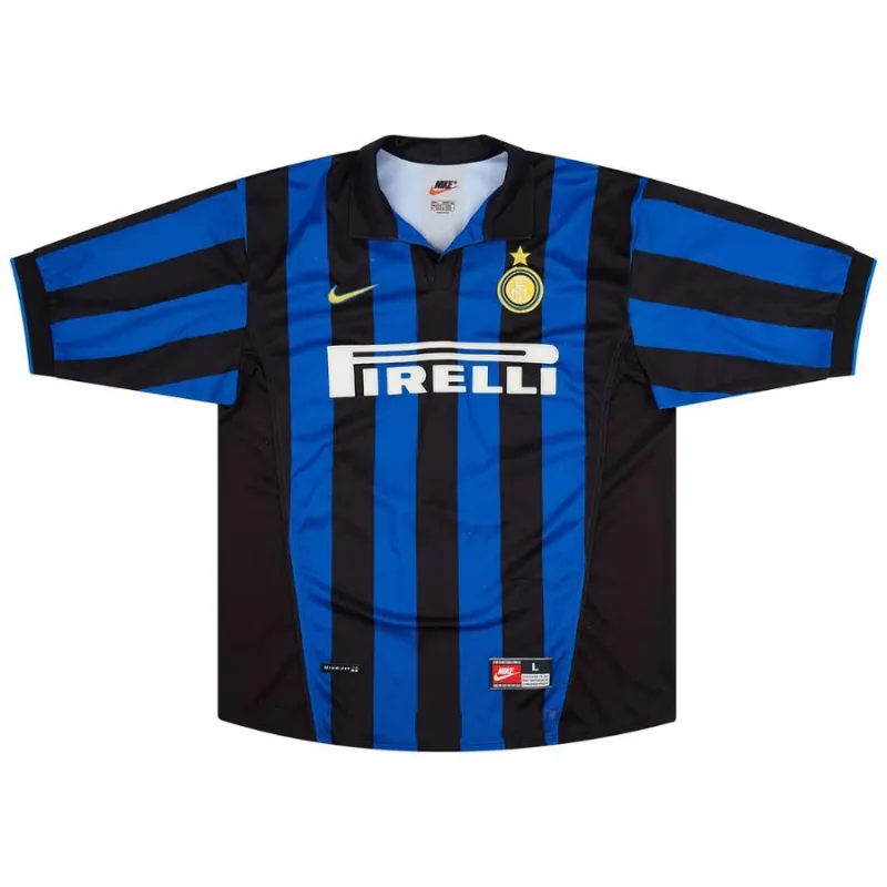 Inter Milan RONALDO 1998/99 Retro Home Jersey - Blue/Black