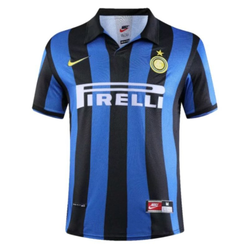 Inter Milano BAGGIO 1998/99 Maglia casalinga retrò - Blu/Nera