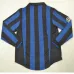 Inter Milan 1998/99 retro long - sleeve home jersey - blue