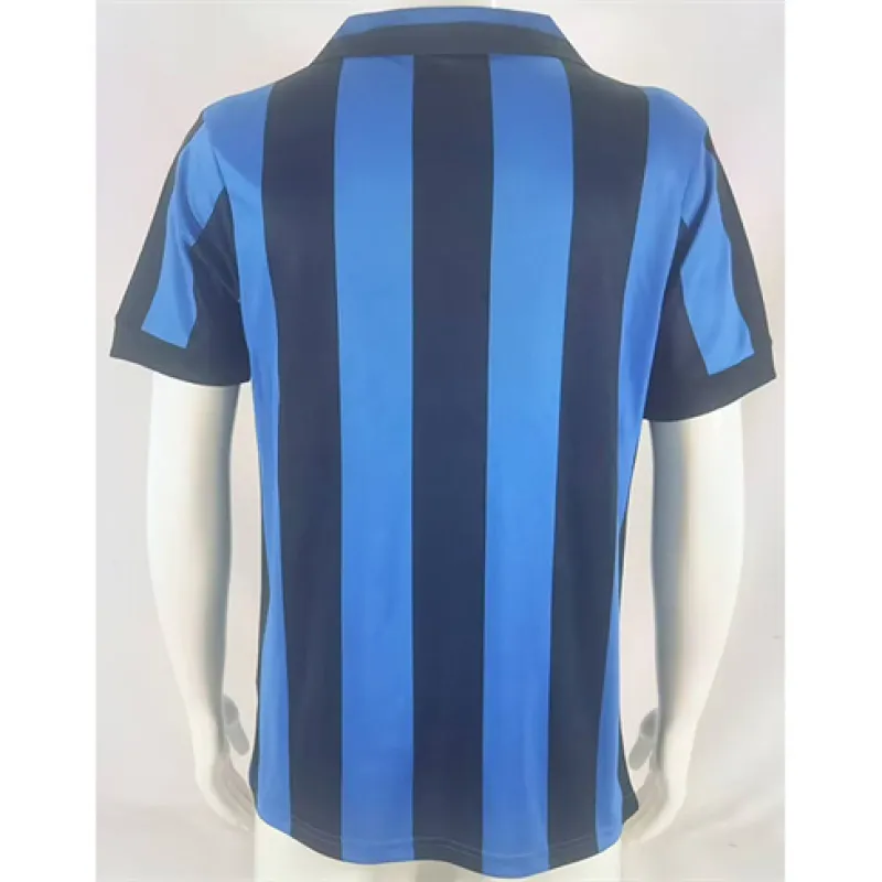 Maglia da campo retro dell'Inter Milan 1990/91 - blu