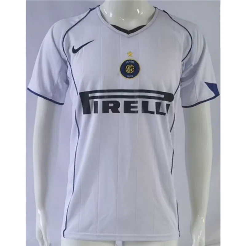 Camiseta de fuera retro del Inter Milan 2004/05 - blanca