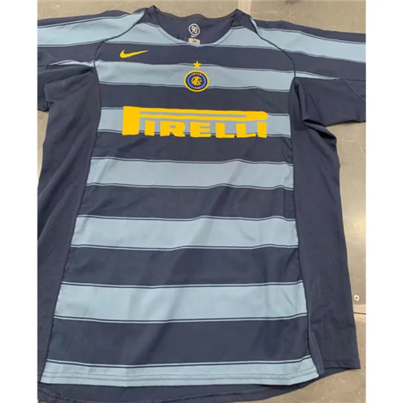 Maillot troisième retro de l'Inter Milan 2004/05 - bleu