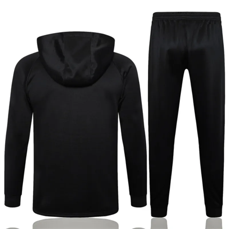 Inter Milan 2024/25 children's hooded sports jacket - black