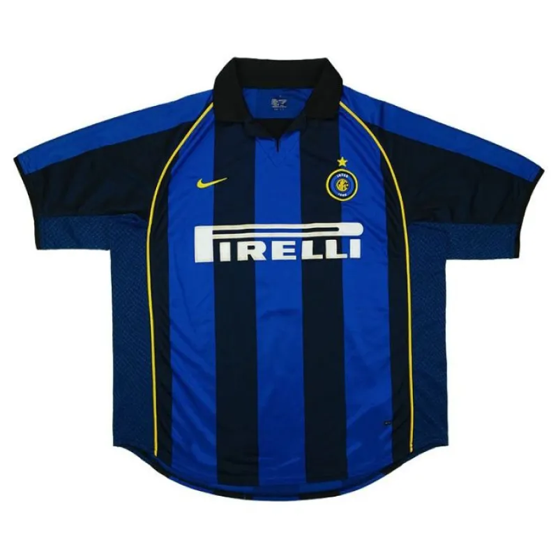 Camiseta local retro de Ronaldo Inter Milan 2001/02 - Azul