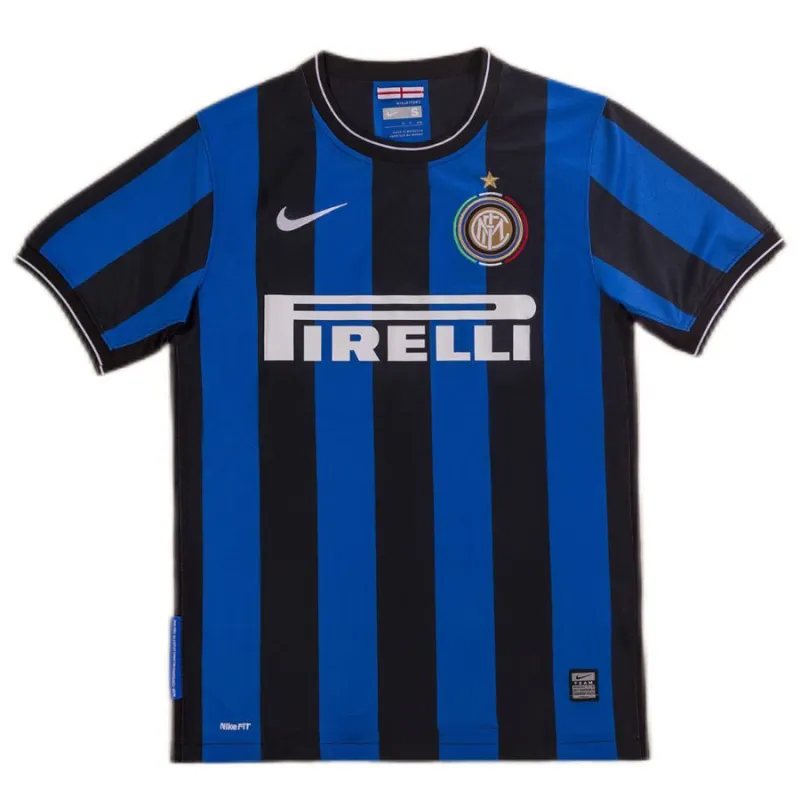 Inter de Milán 2009/10 Camiseta retro local - Azul/Negra