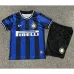 Maglia da campo retro per bambini dell'Inter Milan 2009/10 - blu