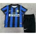 Maillot domicile retro pour enfants de l'Inter Milan 2010/11 - bleu