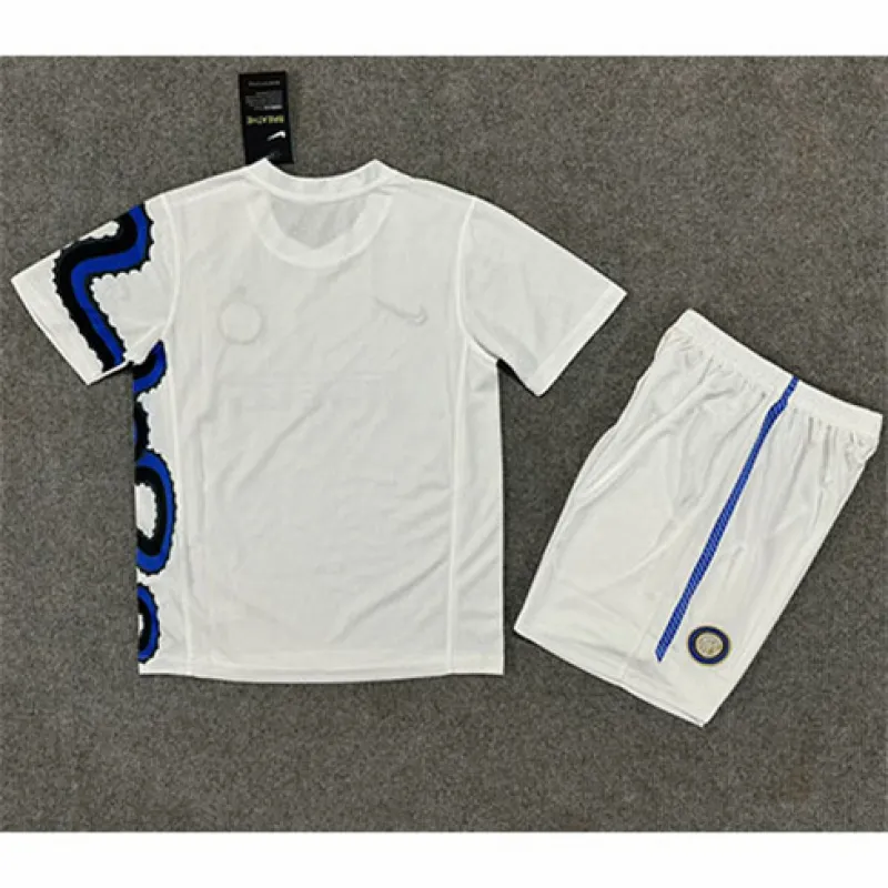 Inter Milan 2010/11 retro Kinder-Heimtrikot - weiß