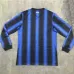 Maillot domicile retro à manches longues de l'Inter Milan 2010/11 - bleu