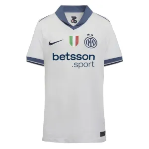 Maillot d'extérieur pour enfants de l'Inter Milan 2024/25 - blanc