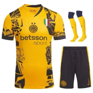 Troisième maillot pour enfants de l'Inter Milan 2024/25 - jaune