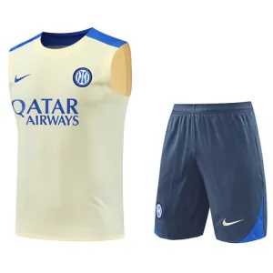 Short et gilet d'entraînement de l'Inter Milan 2024/25 - jaune