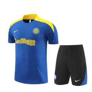 Maillot d'entraînement + short de l'Inter Milan 2024/25 - bleu