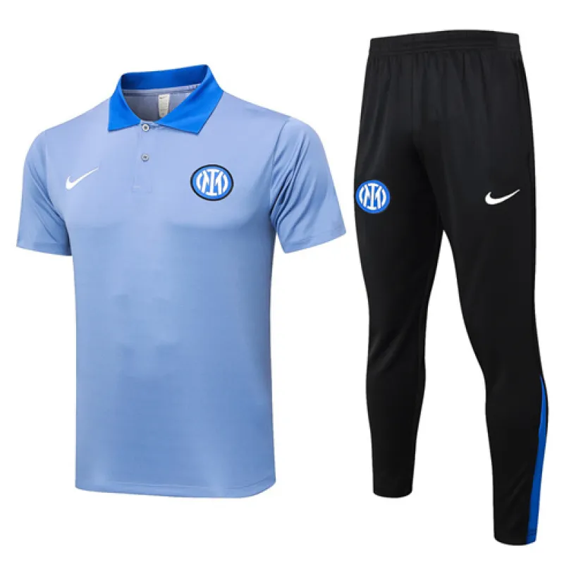 Inter Milan 2024/25 Trainings-Trikot-Set grau