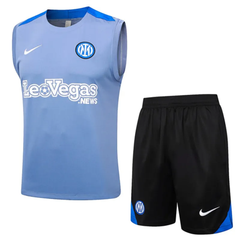 Inter Mailand 2024/25 Trainingsset Shorts und Tanktop Grau